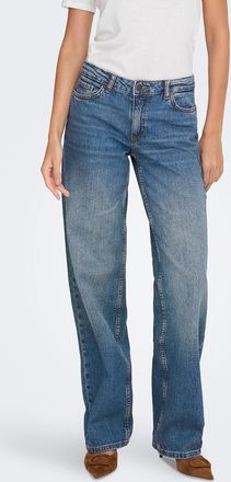 Jacqueline de Yong Wijde jeans met hoge taille