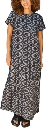 Ace & Jig Mette Button Back Belted A-line Maxi Dress in Compass at Nordstrom, Size Xx-Small