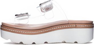 Chinese Laundry Womens Surfs Up Sandal In Clear
