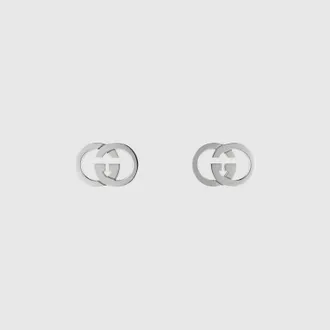 Gucci Interlocking Stud Earrings
