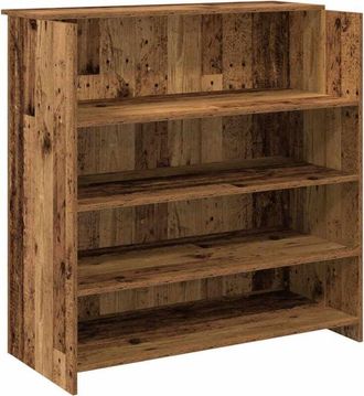 vidaXL Vidaxl - Reception Desk Old Wood 100x50x103.5 cm Engineered Wood