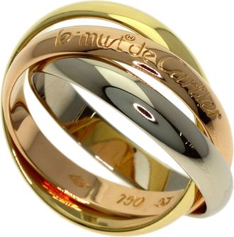 Cartier Yellow Gold (18K) Pink Gold (18K) White Gold (18K) Band Ring (Pre-Owned)