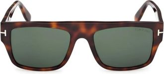 Tom Ford Sunglasses Ft0907 53 N Dunning 02 Havana/Green Unisex
