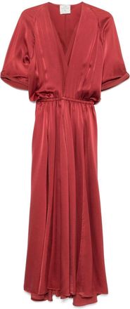Forte_Forte silk maxi dress - Red