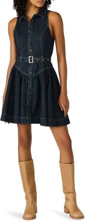 Steve Madden Senia Denim Shirtdress in Dark Indigo at Nordstrom, Size 16