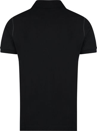 Dolce & Gabbana Mens Cotton-Piqu&eacute; Polo Shirt Black T-shirts And Polos