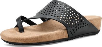Softwalk Blaine Perf 2.0 Womens Sandals Black : 10.5 W (E), Leather