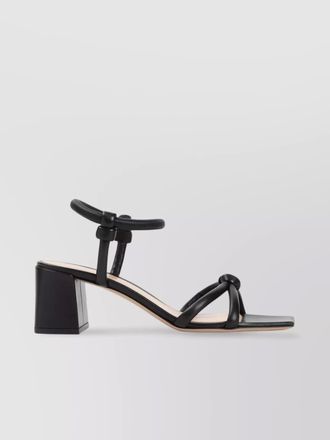 Gianvito Rossi block heel nappa leather sandals