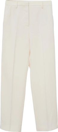 Day Birger Et Mikkelsen Elegante Straight-Leg Gabardine Broek - Dames - Vrijetijds broeken - Wit - S - Polyester - Broeken