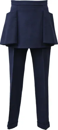 Dior Straight-Leg Trousers With Skirt, Size Fr, 34 (Authentic Pre-Loved)