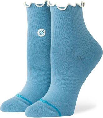 Stance Pop Ruffle Icon Quarter Multifunktionssocken f&uuml;r Damen | blau