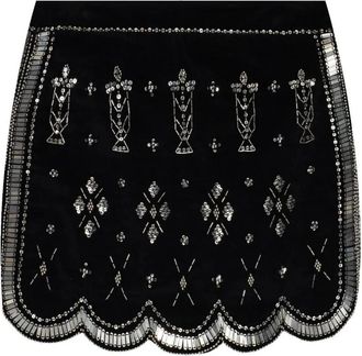 Isabel Marant Handore Mini Rok - Dames - Korte rokken - Zwart - XS - Katoen - Rokken