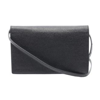 Balenciaga Pre-owned Cross Body Bags, female, Black, Size: ONE SIZE Pre-owned Leather Shoulder Bag