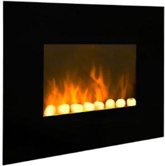Chemin'Arte Cheminarte - Chimenea El&eacute;ctrica Negra 2000w - Black Fire