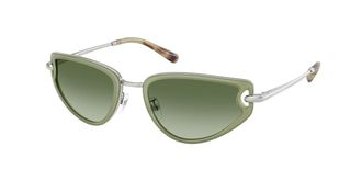 Tory Burch TY6115 33468E Womens Sunglasses Green Size 53