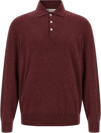 Brunello Cucinelli Heren, Truien, Rood, Maat: M Kasjmier