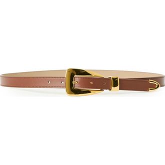 B-Low The Belt Briar Leather Belt in Madeira Gold at Nordstrom Rack, Size Large