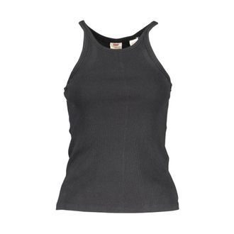 Levi's Sleeveless Tops, female, Black, XS, Cotton Poplin Long-Sleeve Shirt