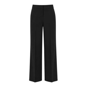 Marella Emmvoliera 2 Wide Broeken - Dames - Wijde Broeken - Zwart - XS - Polyester - Broeken