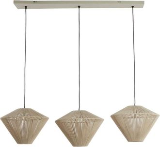 Light & Living Light&living - L&aacute;mpara Colgante - Felida - Beige - Metal - Gran