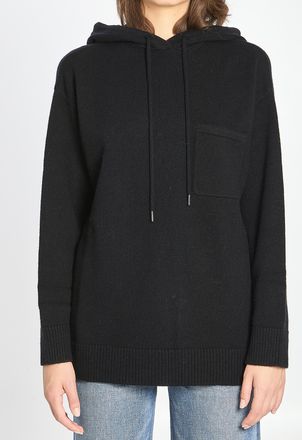Max Mara Womens Sweatshirt In Wool And Cashmere - Black - Size X-Small
