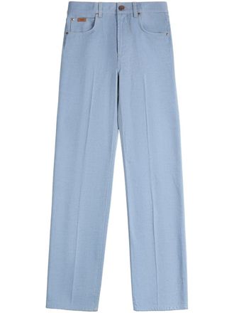 Tod's straight-leg jeans - women - Cotton - 44 - Blue
