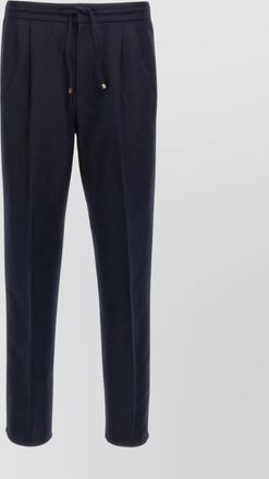 Brunello Cucinelli linen tapered trousers
