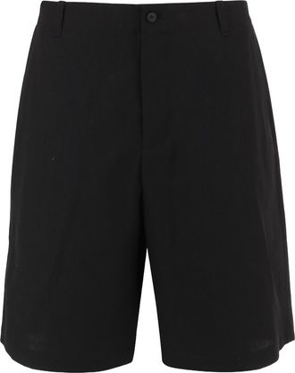 Jacquemus Knee-Length Tailored Shorts with Button and Zipper Closure