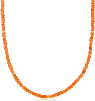 The Lovery Carnelian Bead Necklace
