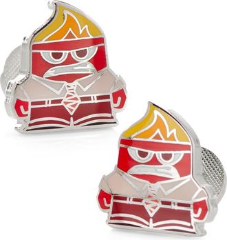 Cufflinks Inc. Inside Out Anger Cuff Links in Red at Nordstrom