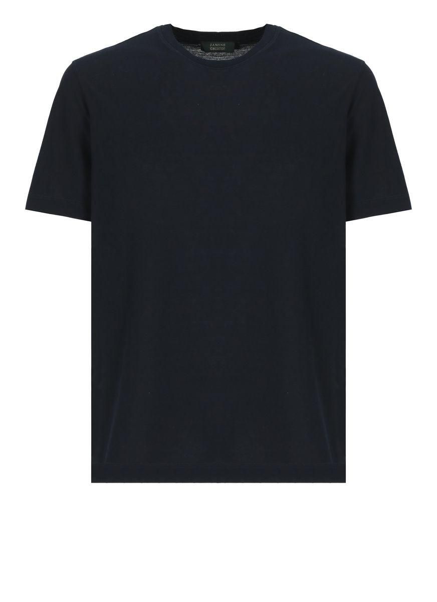VIP【関税送料無料】希少 ZANONE LIGHT BLUE COTTON T-SHIRT Zanone Cotton T-shirt - Blue - Men | 812597ZG380Z3945