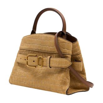 Marc Jacobs Womens Top Handle Bag Brown Cowhide