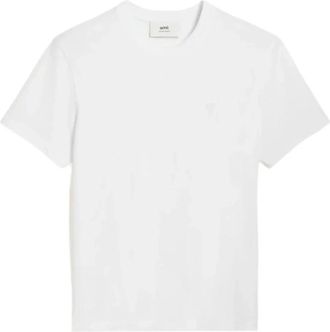 Ami Ami de Coeur Cotton T-Shirt - male - Ami Paris - T-Shirts - White - 2XL - Tops