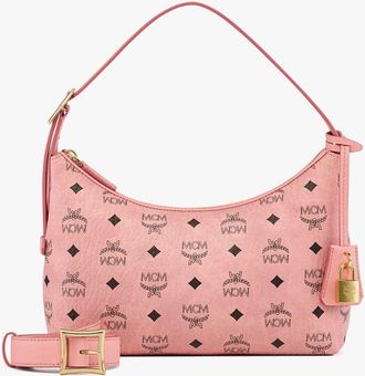 MCM Aren Hobo in Visetos in Pink at Nordstrom