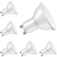 OEM Bombillas Led Gu10 De Luz Blanca C&aacute;lida, Equivalentes A Hal&oacute;genas De 40 W, Bombillas Led De 5 W Y 400 Lm, Bombillas Led De Bajo Consumo, &Aacute;ngulo De Haz