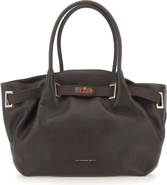 Alexander Smith Tassen, Dames, Bruin, ONE Size, Leer, Brooke Grote Schoudertas