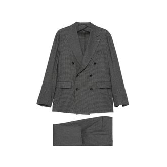 Tagliatore Double-breasted Checked Suit