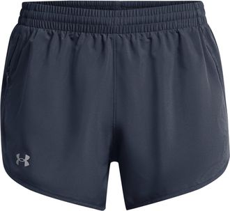 Under Armour Womens Ua Fly by 3 Shorts Gym Short Gray 10
