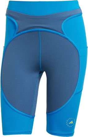 adidas ADIDAS by Stella McCartney Womens Two-tone Bike Leggings - Blue - Size X-Small
