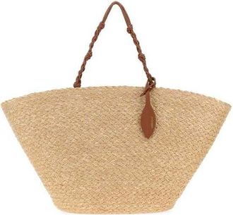 Jil Sander Raffia Large Tangle Bucket Bag 918 Exterior: Borse A Secchiello