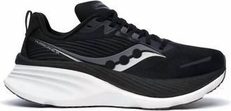 Saucony Womens Hurricane 24 Running Shoes In Black Carbon