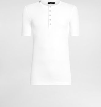 Dolce & Gabbana Cotton T-shirt - Man T-shirts And Polos White Cotton 44