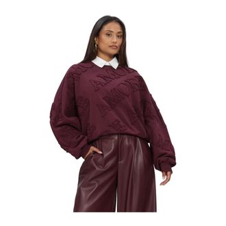 Amaya Amsterdam Amour Sweater - Dames - Sweatshirts & Hoodies - Rood - Maat: XL