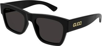 Gucci Square Zonnebril - unisex - Accessoires - Zwart - Maat: 54 MM