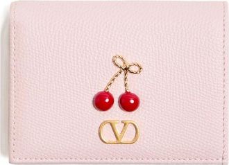Valentino Garavani Cherryfic Grained Wallet