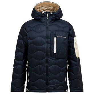 Peak Performance Helium Utility Down Hood Daunenjacke f&uuml;r Herren | schwarz/blau