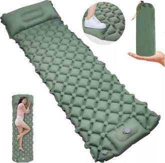 OEM Colchoneta Autoinflable Para Dormir, 195x60x7 Cm, Colch&oacute;n Plegable Para Invitados, Colch&oacute;n De Aire, Viajar Y Tomar Siestas En El Trabajo