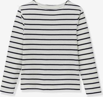 Cyrillus Ringelshirt Jungen CYRILLUS, Bio-Baumwolle blau