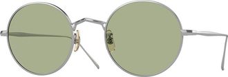 Oliver Peoples OV1293ST G. Ponti-3 503652 Mens Sunglasses Silver Size 48