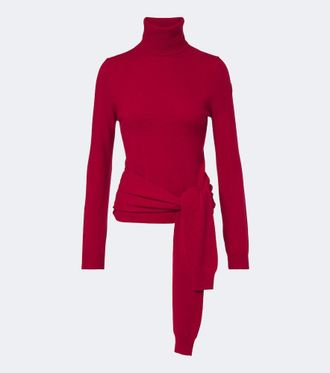 Moncler Jersey de cuello alto de lana y cachemir
